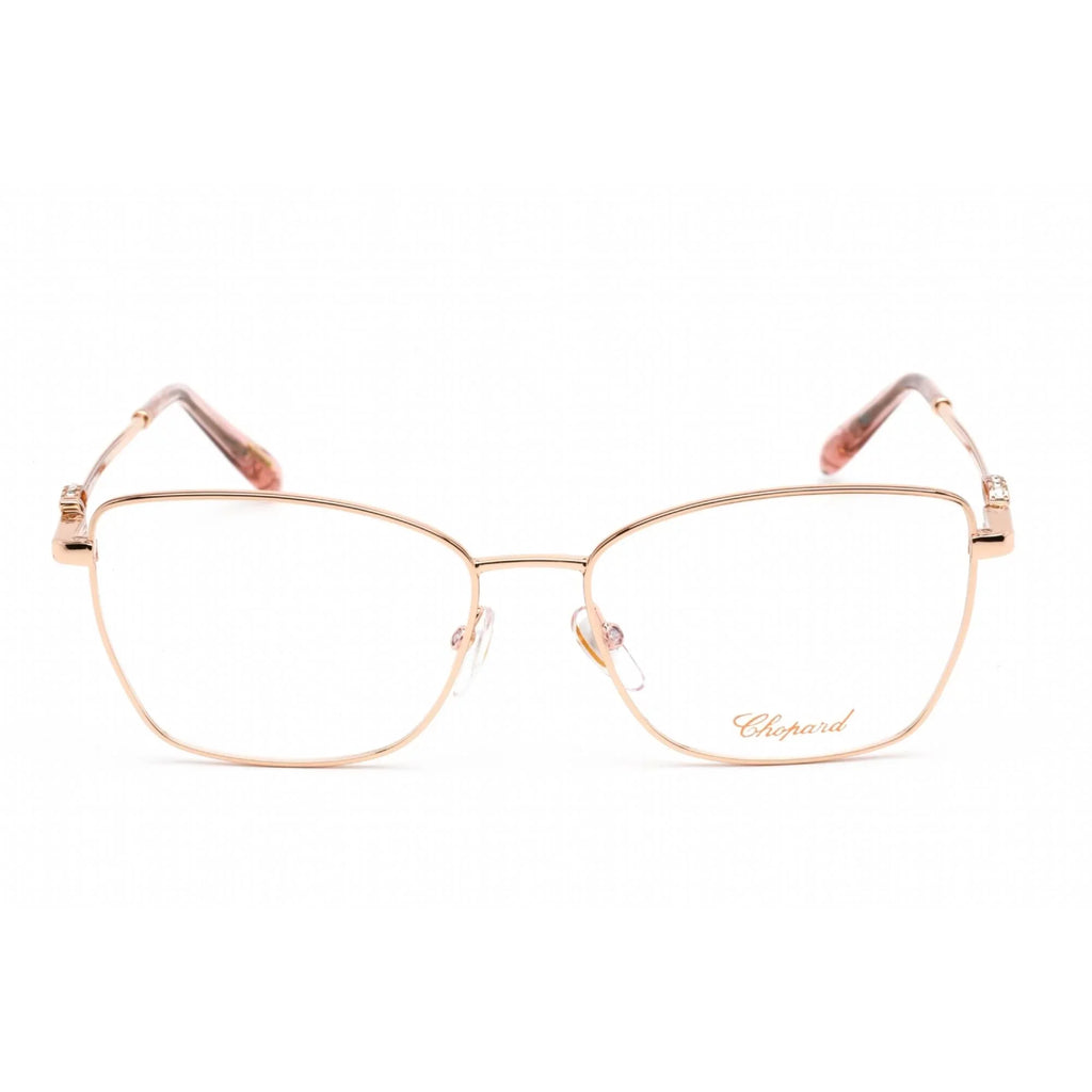 Gold Women's Chopard Frame Full Rim 08FC VCHF50S Metal Eyeglasses