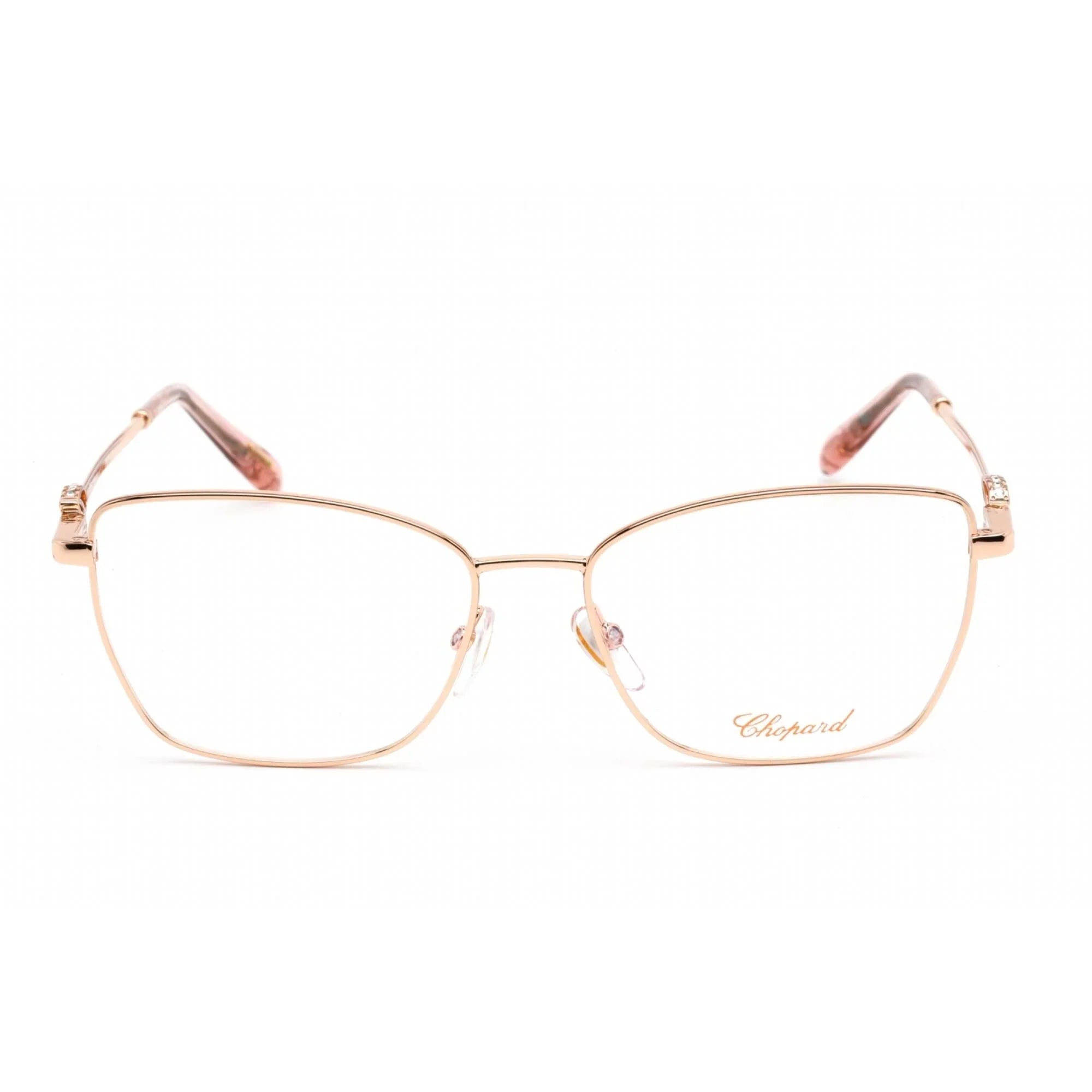 Gold Women's Chopard Frame Full Rim 08FC VCHF50S Metal Eyeglasses