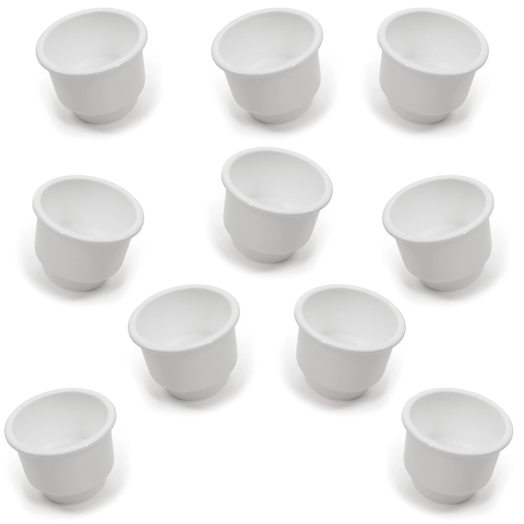 for Hound Camper Car Drop Inch Truck with Marine Pontoon Inch 3-1/2 4-1/8 White Holders 10 & Vessel Plastic Auto Red I.D. In Recessed Cup Motorhome Pocket O.D. Drain Insert Universal