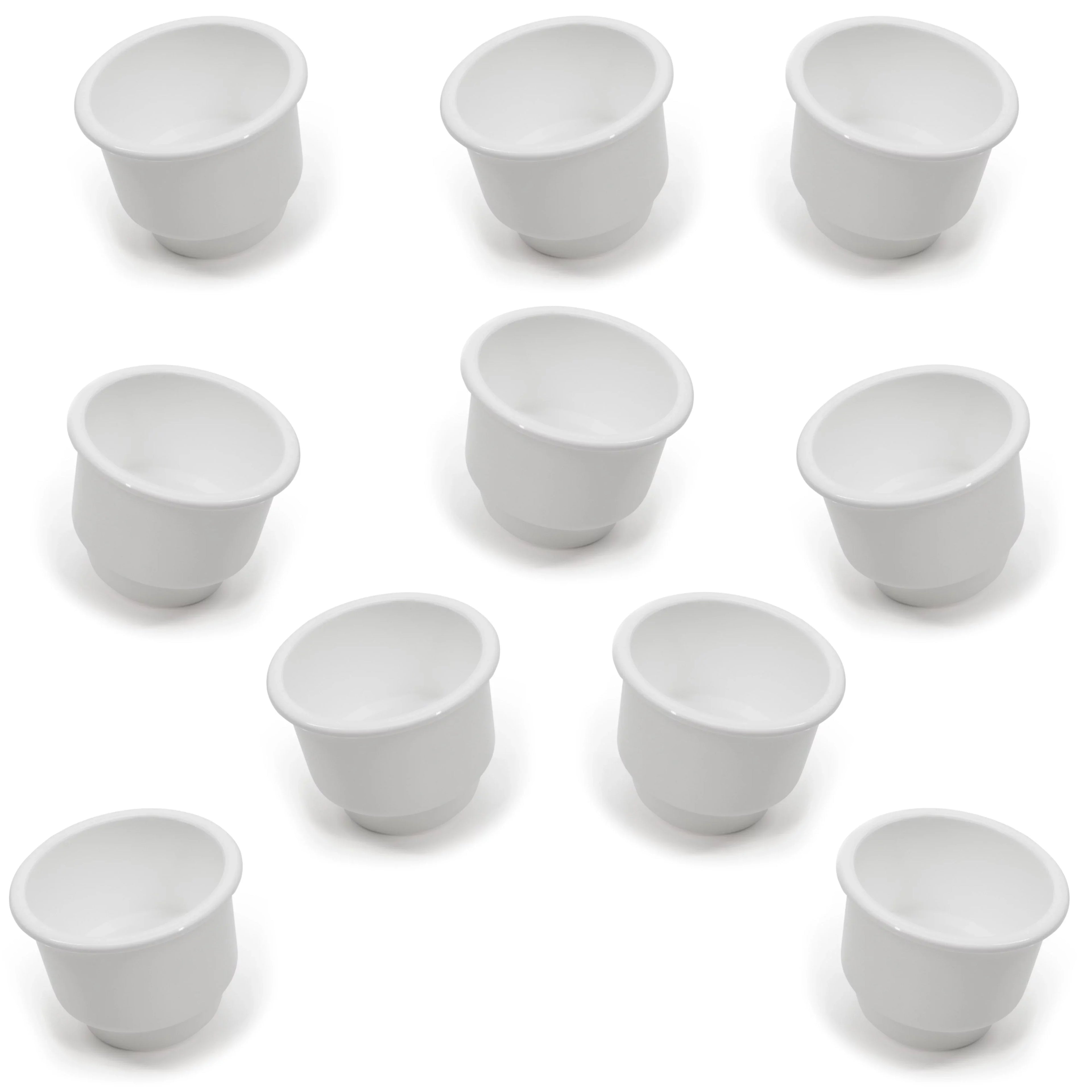 for Hound Camper Car Drop Inch Truck with Marine Pontoon Inch 3-1/2 4-1/8 White Holders 10 & Vessel Plastic Auto Red I.D. In Recessed Cup Motorhome Pocket O.D. Drain Insert Universal