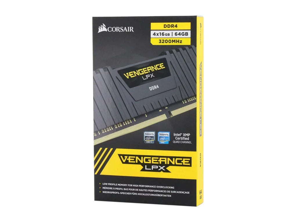 DDR4 Memory Model 3200 Vengeance x 288-Pin 16GB) CMK64GX4M4E3200C16 25600) 64GB (4 Desktop (PC4