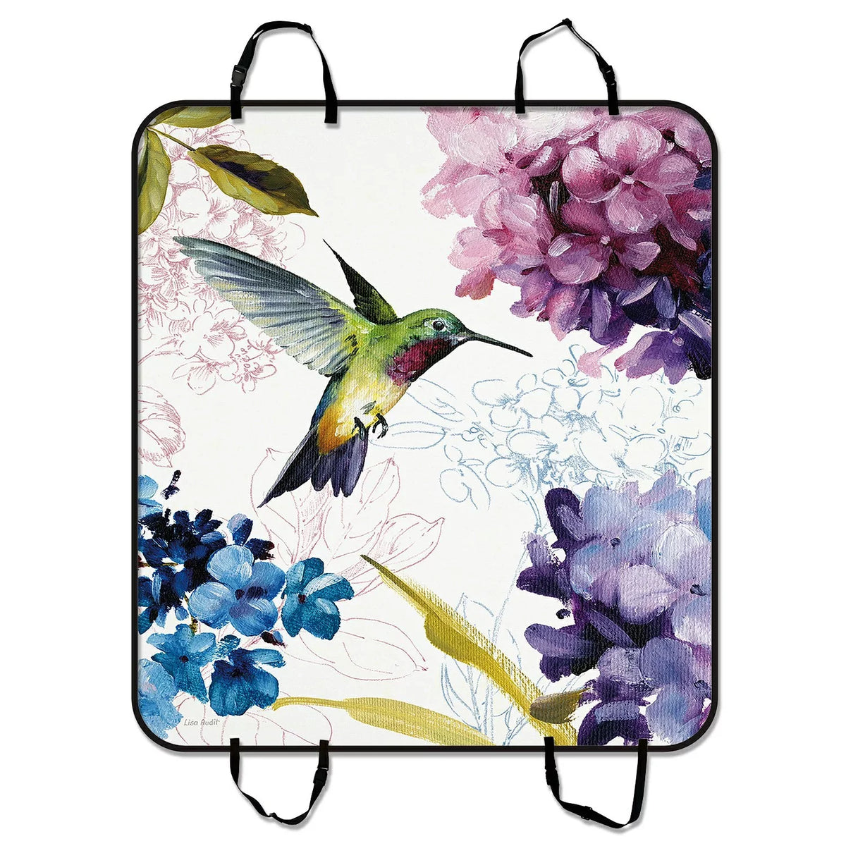 Cars Mat 54x60 Painting Car Cover GCKG SUV Car Trucks and Mat Hummingbird Trunk inches Hammock Dog Seat Mat Cargo Seat For Pet