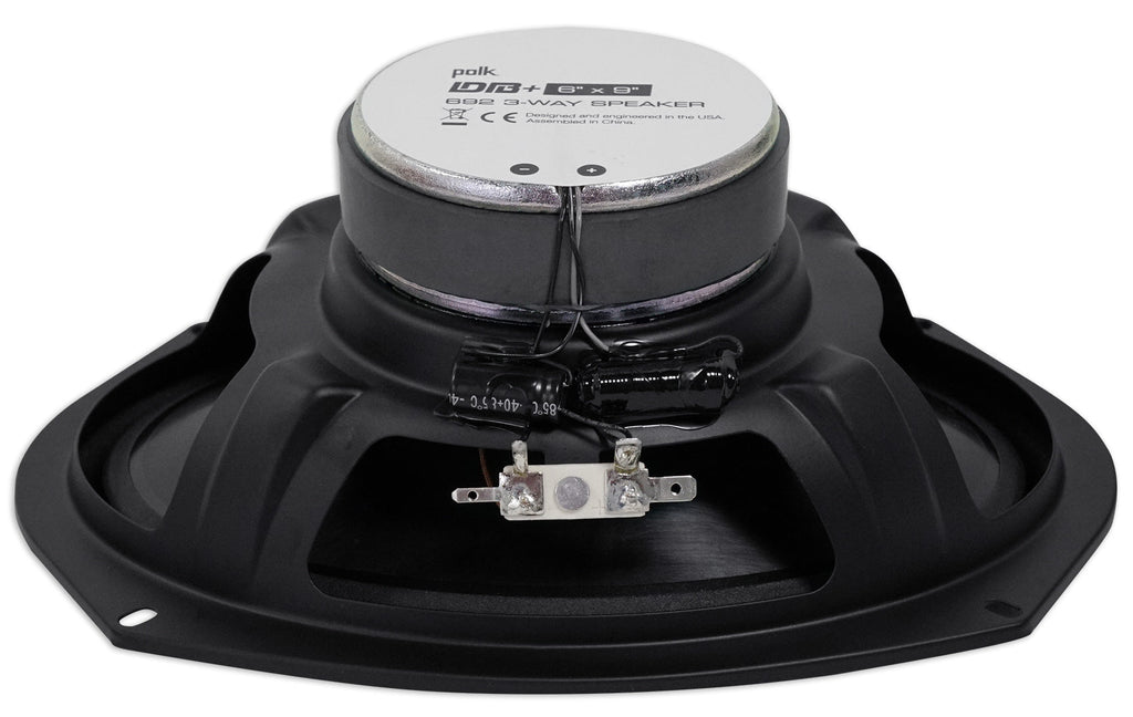 2) 450w DB692 Polk Audio 6X9" Audio Car Speakers+Cyberbuds Marine//Motorcycle