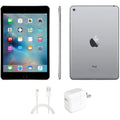 (4th Mini Gen, 2015), (Refurbished) Gray, 4 Restored (MK6K2LL/A, A1538) 128GB, iPad Only Wifi Space