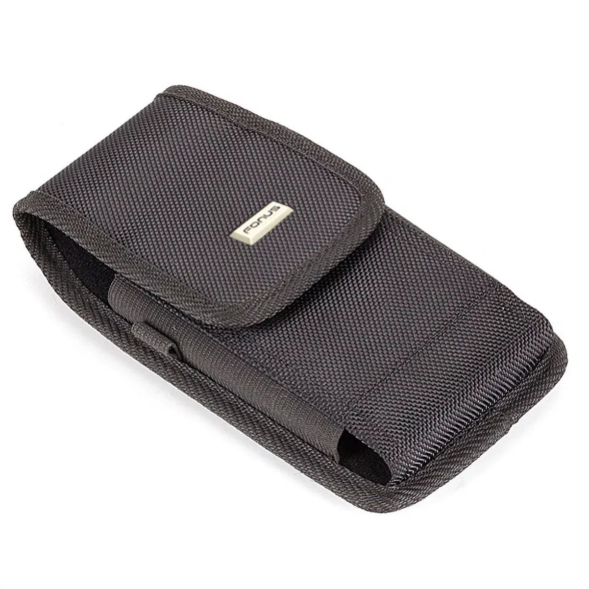 Durable Clip Belt 7 Canvas Charger Rapid for Holster 6T, Sync - Pro 5T, Razer Metal Nokia 2 Type-C Y4P Case Long OnePlus Braided Wire Phone w 10ft Rugged Plus 3.1 Cable - 6, Durable Black
