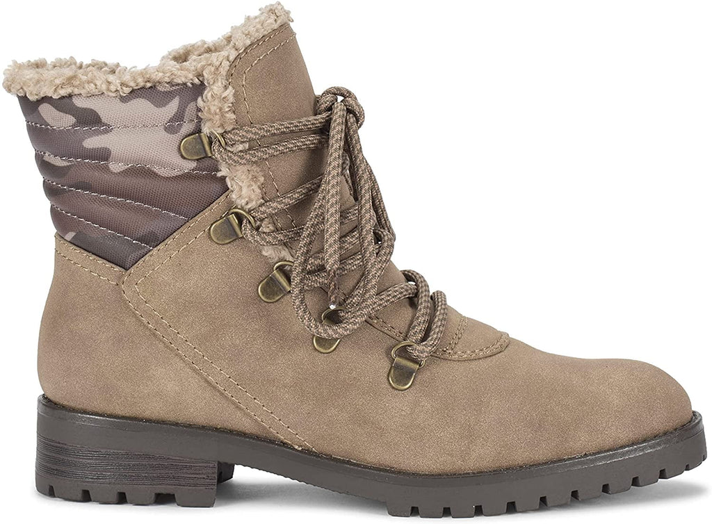 6 Mushroom Boots BareTraps Womens Camo Dennison
