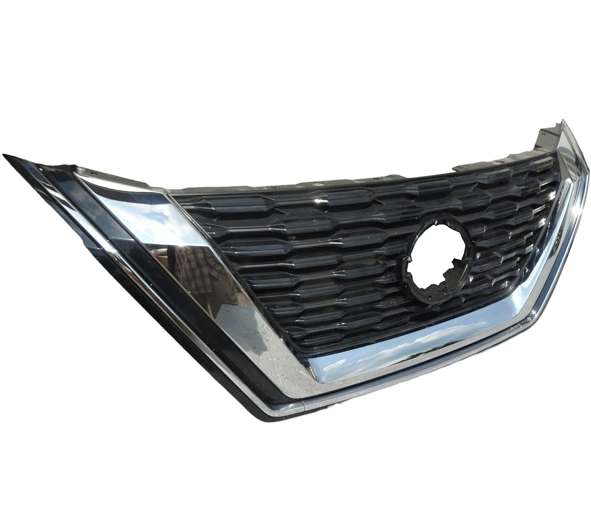 With Grille Rogue With Option 2021 Compatible 2023 Upper Front Chrome Bumper 2022 Camera