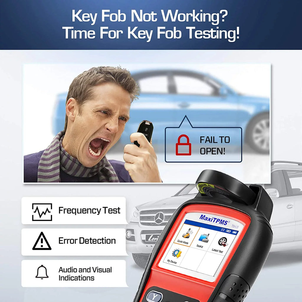 Sensor TS408, Key Autel Program, Testing Relearn Reset, Activation, Tool Fob