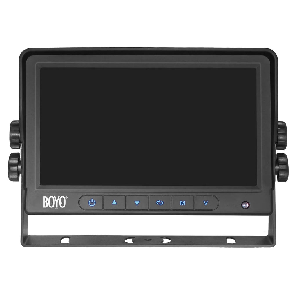 Detection 4-Camera and VTC700AI-4 4-Channel Warning VTC700AI-4 7-In. and Vision Monitor Alert, Intelligent with System