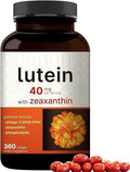 Lutein 40 mg with Astaxanthin/Phosphalipids/Omega-3/Krill Zeaxanthin 360 Softgels
