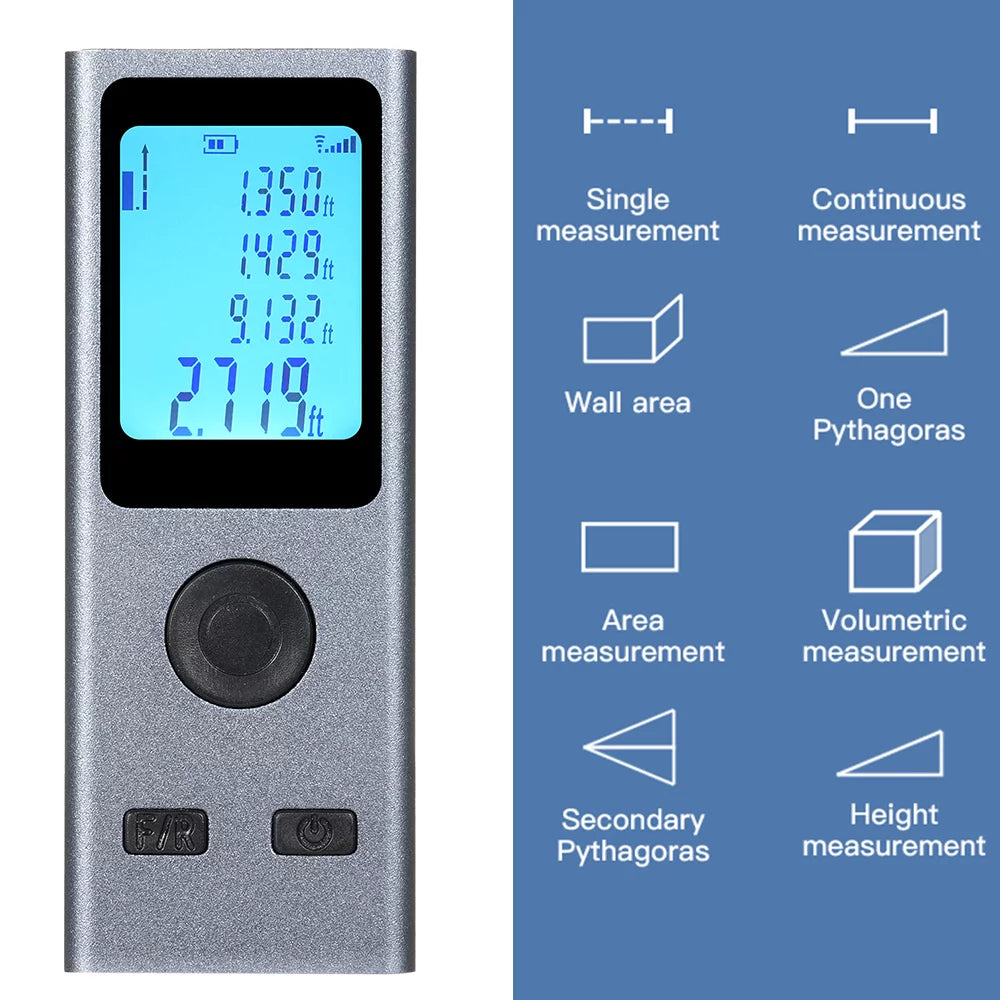 Rangefinder Digital Rangefinder Intelligent Rechargeable USB Lepmerk Intelligent 30M Handheld Rangefinder