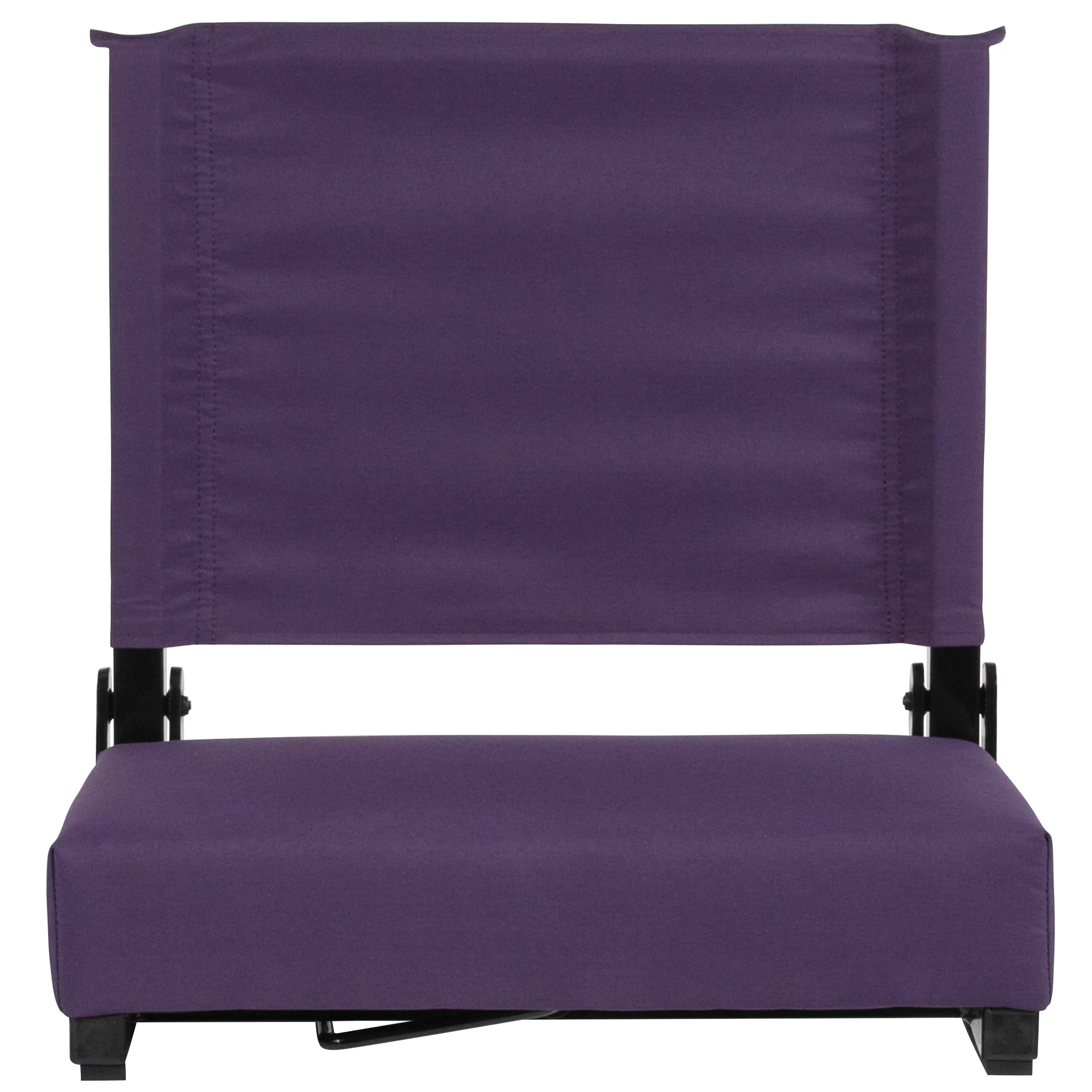 Lightweight of Stadium Set Chair 2 BizChair with 500 Dark lb. Seat, Ultra-Padded Purple Rated