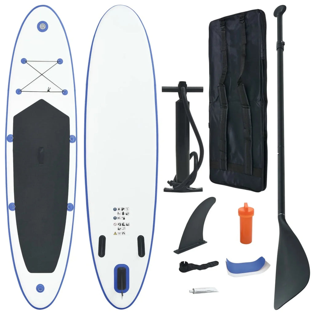 Blue Paddle White ametoys Board Set Inflatable Surfboard and