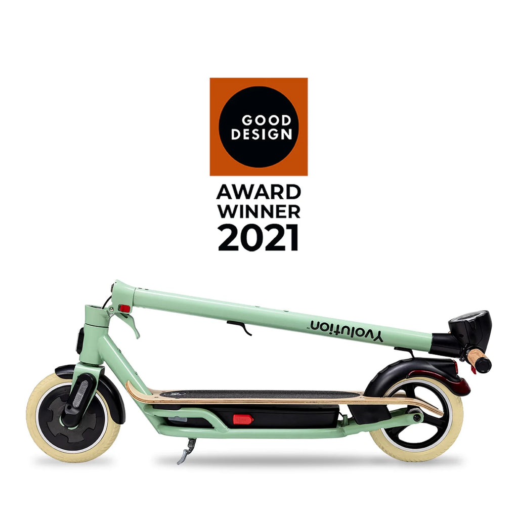 Adults Yvolution Foldable Design Scooter Display, (Green) Electric for