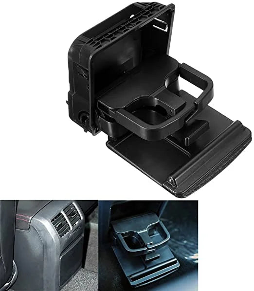 MK5 Black Genic Central VW Rear MK6 Jetta Gti Golf Motor Console For Armrest Holder Cup