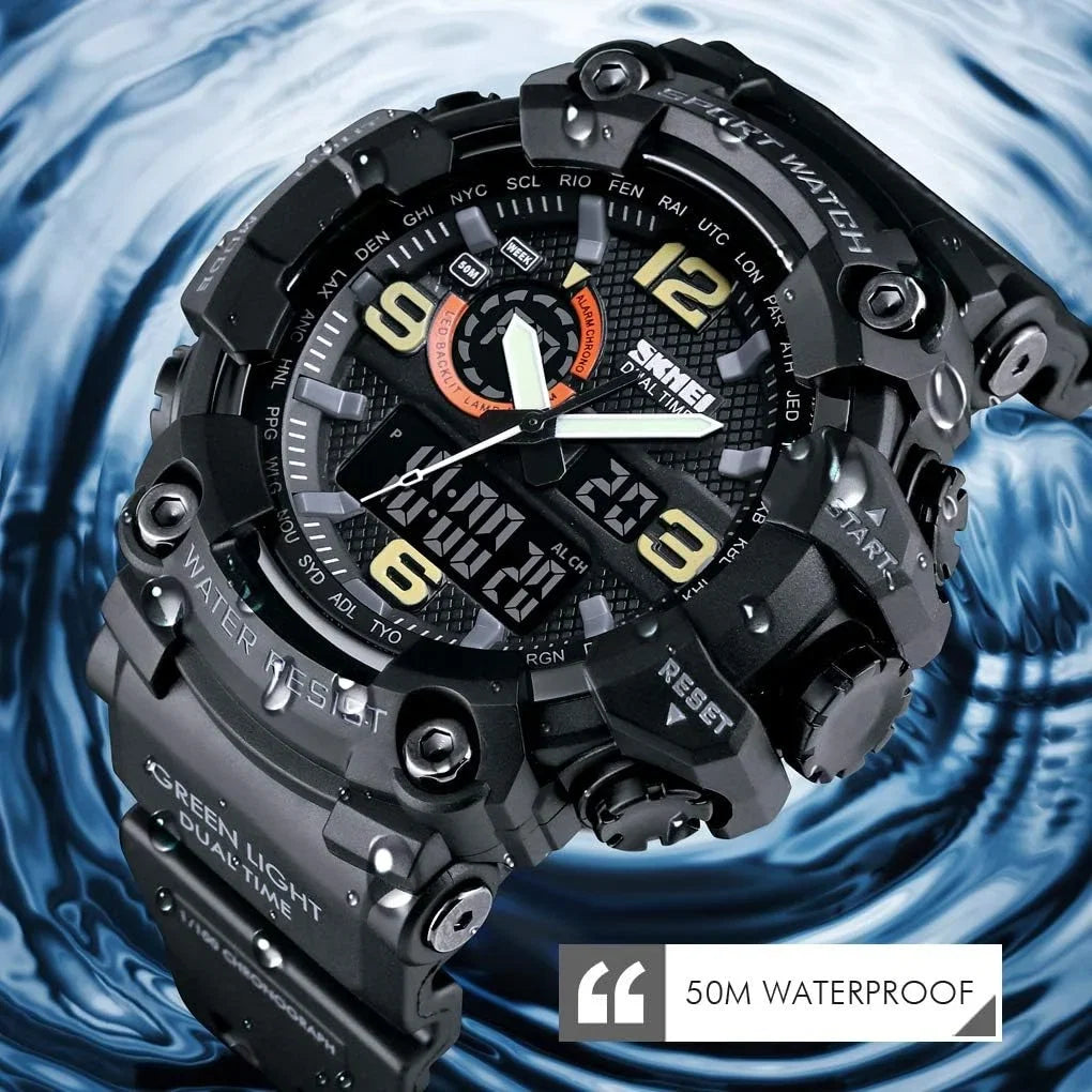 Gosasa Military Alarm Men's Digital Multi Watches Watches Function Moistureproof Watch Sports S-Shock