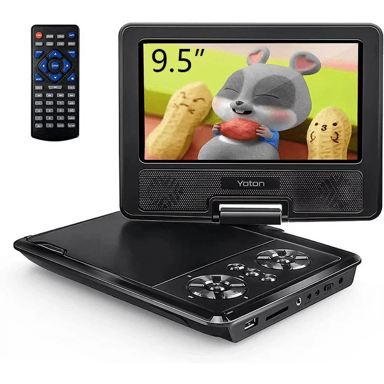 with Car, Portable 9.5" Yoton Hours Player and 4-6 Built-in Battery for Swivel Kids Screen, 7.5"