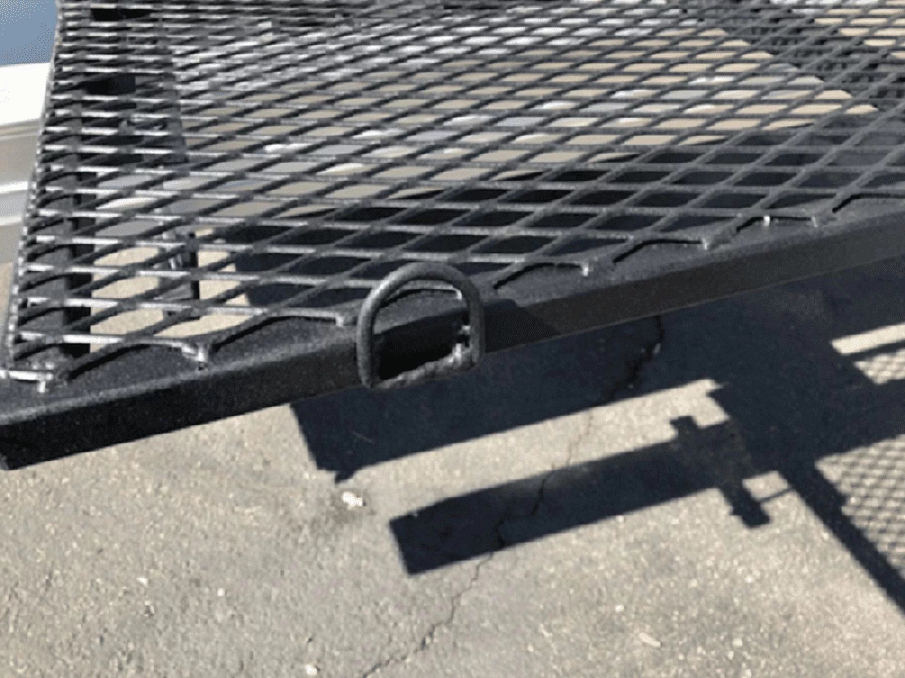 The Finish Duty Rugged Truck Steel x 72" Bumper Rack Heavy with Bed Storage in Made 20"