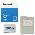 Cloth Holds 600 + Color Polaroid Photo Grey for Prints- 5" pack Phobea Film 32 Double Wide Prints + Album for Leather