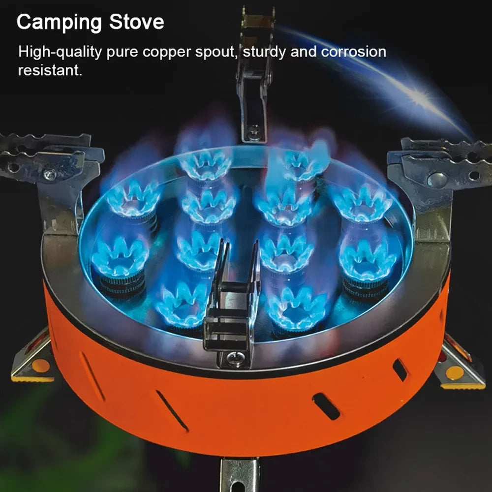 Windproof Adjustable Piezo with Zyzy Backpacking Valve Stove, Stove Core Camping 12 Ignition,