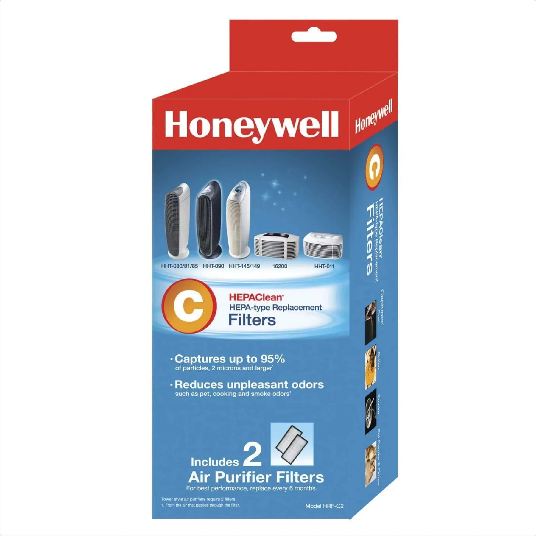 HEPAClean Honeywell count, C 2 count Filter, Air, 2