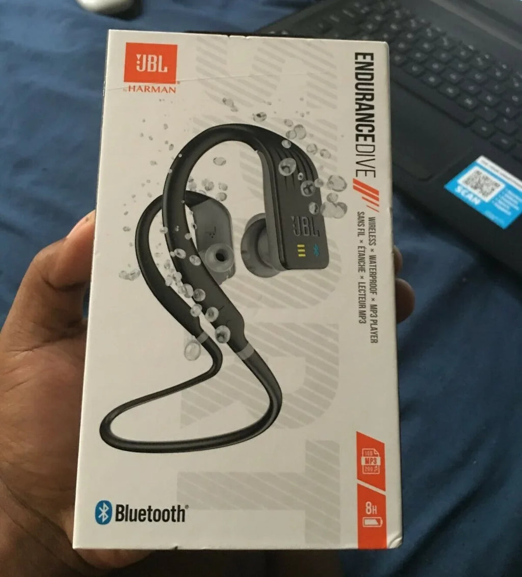 Sports MP3 Player Wireless Endurance JBL Red DIVE ENDURDIVEBLK Headphones with -