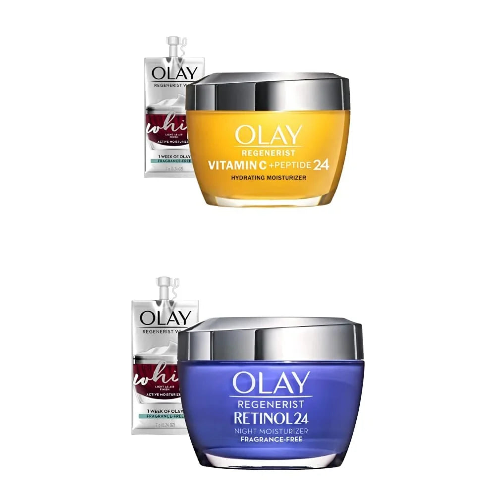 C Moisturizer Oz) Vitamin Travel Moisturizer Face Peptide Oz) Retinol And Olay Night 2 Face + (1.7 dimension Face 24 Regenerist Moisturizers + Brightening (1.7 Whip 24
