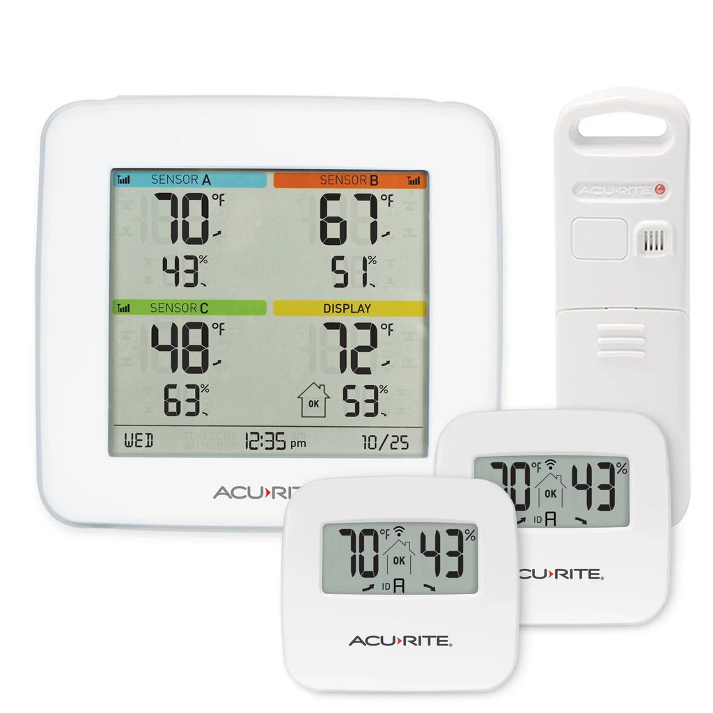 Sensors Indoor/exterior (01096M) AcuRite & 3 Temperature Station with Humidity