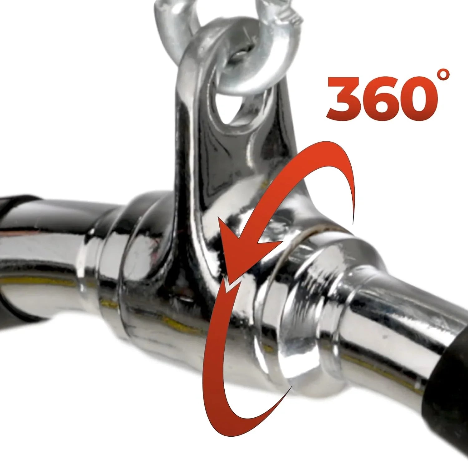 Attachment Handgrips Yes4All Pulldown Wide Handles/Curl Pull Attachments Rubber Grip Rubber Attachment Bar Press Gym Bar/Cable Equipment, Down with Down for