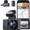 Car Camera, with Rear 2.5K WiFi, Support Motion GPS 1944P+1944P Cam E2 Voice Detection, Control, Vision, Front Parking Dual Vantrue & and Buffered 5G Capacitor, Dash Enhanced 24hrs Night 512GB Mode,