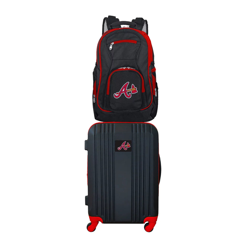 2-Piece Braves Set and Luggage Backpack Atlanta