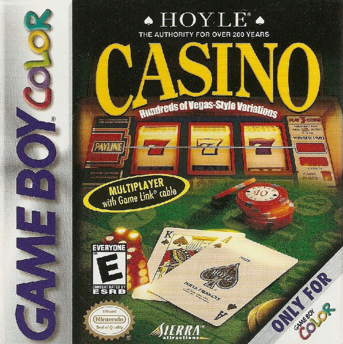 Hoyle Cards 2000) (Nintendo Gameboy Color, Restored Casino Game (Refurbished)