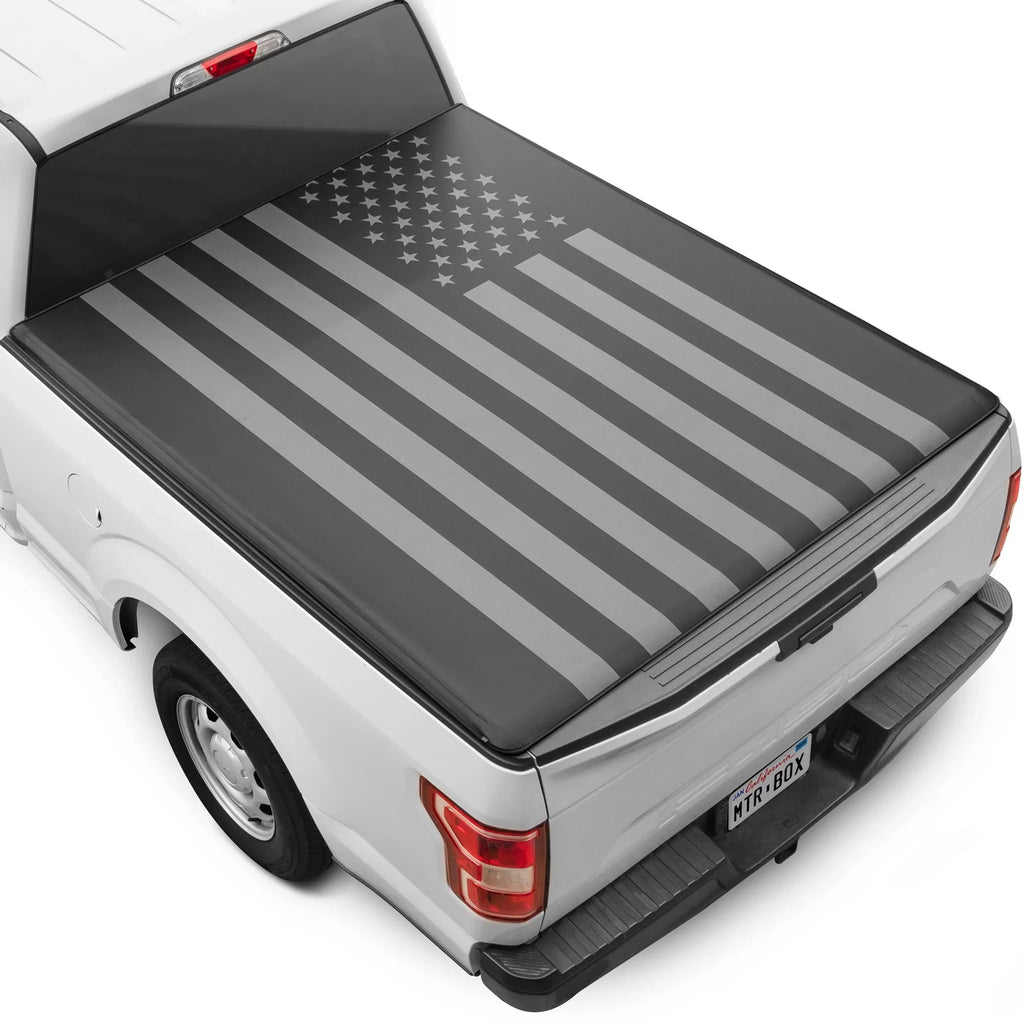 Truck ft 1500 Black Climatic 2500/3500 2002-2023 Bed Flag for Retractable Soft Roll-up Tonneau Protector 2003-2020 All 6.4 Ram Shield