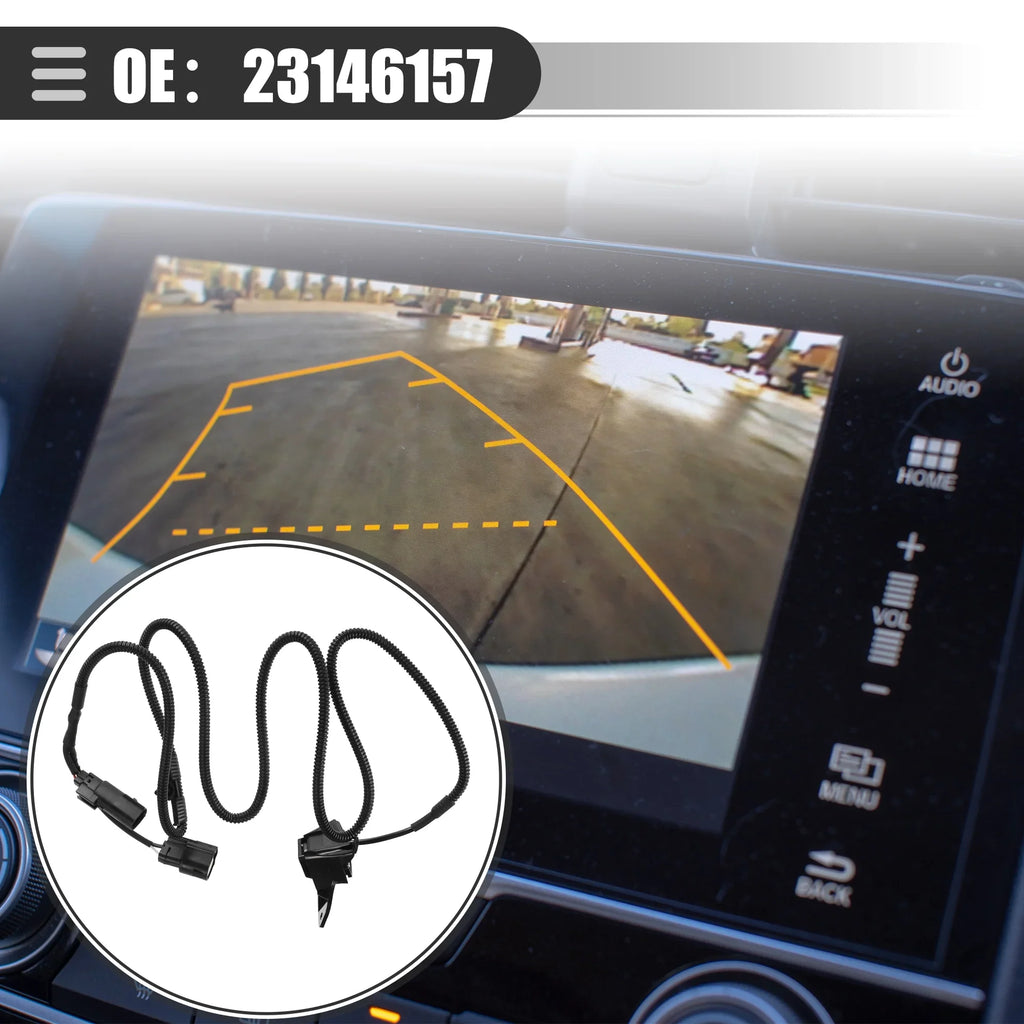 Chevrolet Plastic No.23146157 for 2011-2013 Glass Camera Silverado Backup Black Unique Bargains