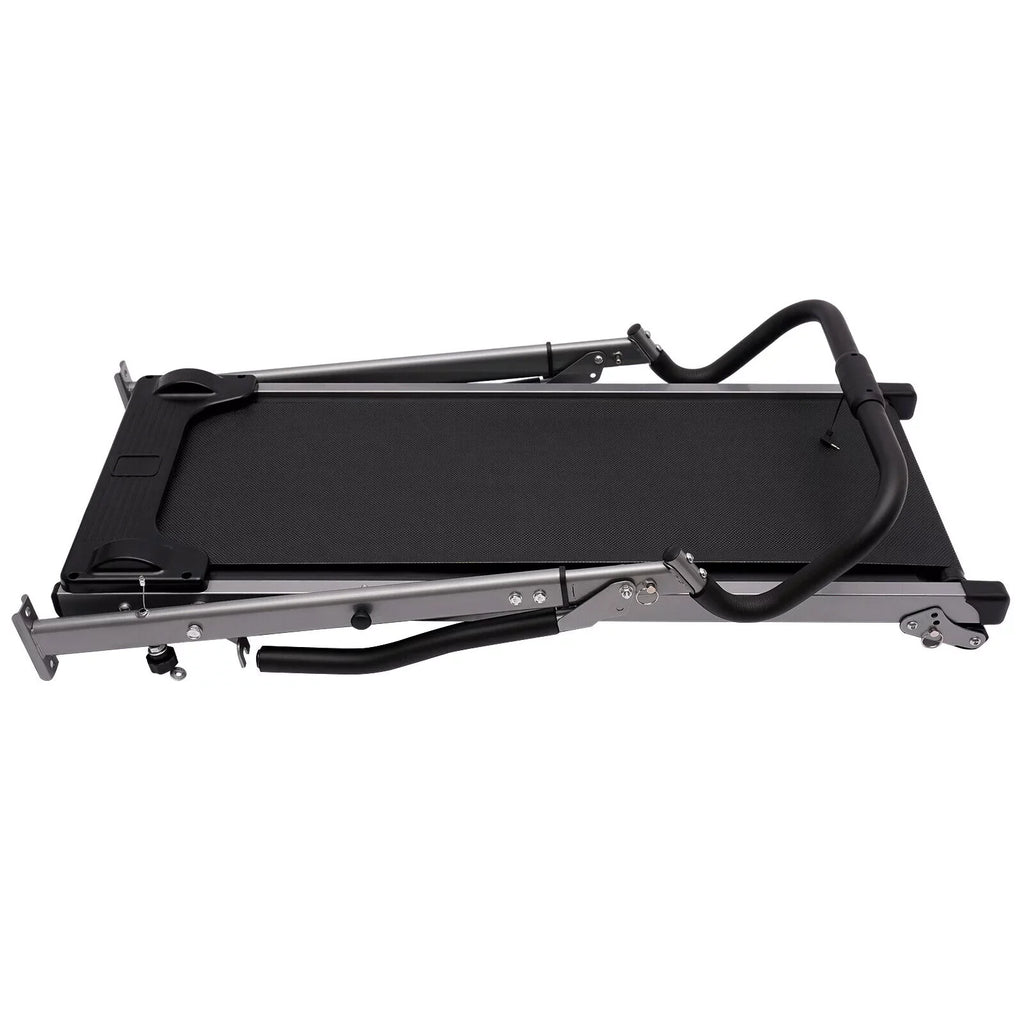 Incline (Black) Foldable LED ZhdnBhnos with Walking Treadmill Monitor 264.55lbs Home Machine Compact Running Gym