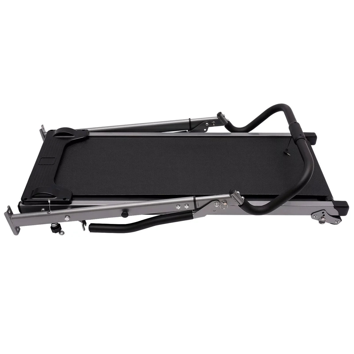 Incline (Black) Foldable LED ZhdnBhnos with Walking Treadmill Monitor 264.55lbs Home Machine Compact Running Gym