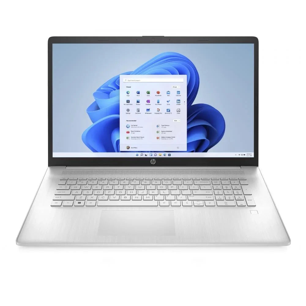 17.3" Ryzen 5 SSD RAM AMD FHD 8GB 256GB HP Silver Notebook 5500U Natural