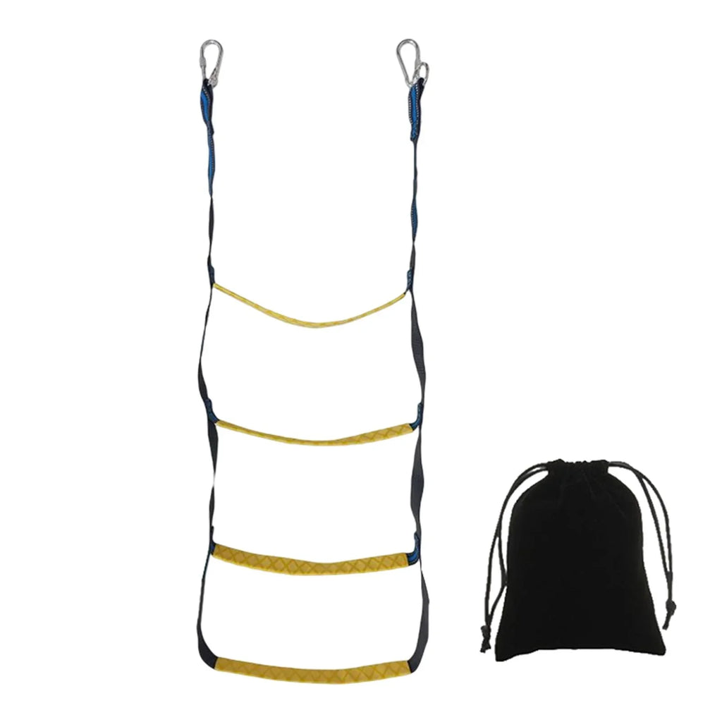 Ladder Inflatable Portable Boat Steps Strength Jet Sailboat Ladder Rope Inflatable Rope Skis for Boat 4 Boarding Ladder Fishing Boat Ladder 400lbs