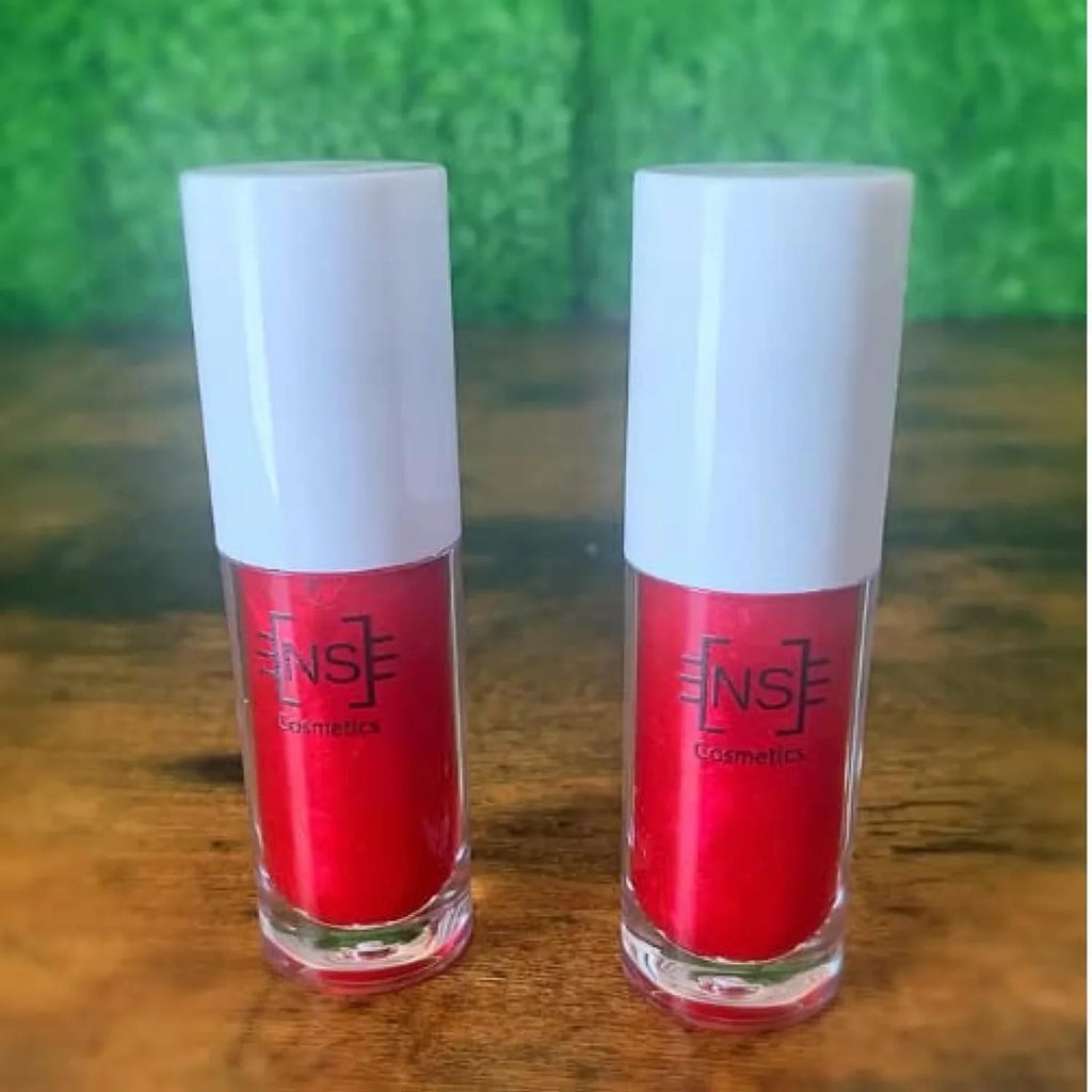 that Cosmetics Lip Subtle Gloss Gloss and Gloss- Flavor- Organic Clean Pigment mL)-Vegan Sparkly S Hydrates Red Conditions Lips Cherry with Beauty Lip (10 Lip N Color