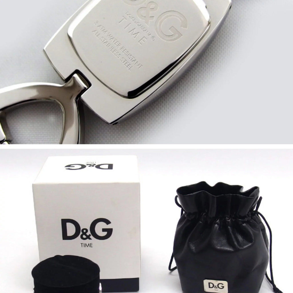 Dial Silver Quartz D&G (Fair) Pre-Owned Watch Ladies