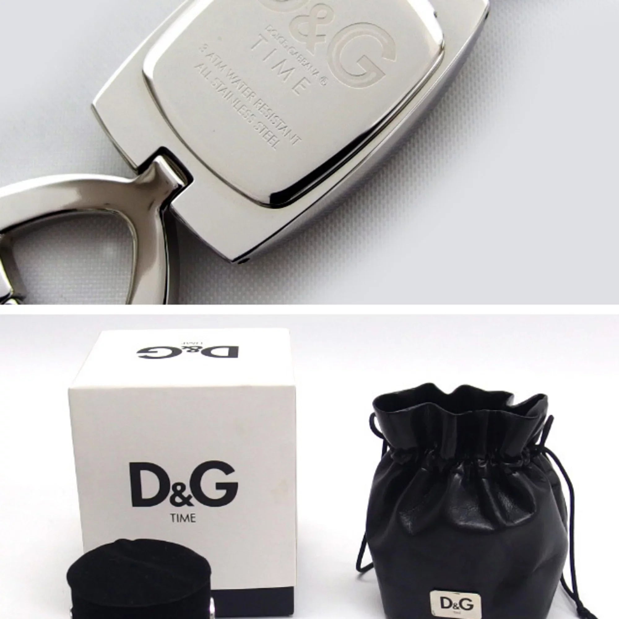 Dial Silver Quartz D&G (Fair) Pre-Owned Watch Ladies