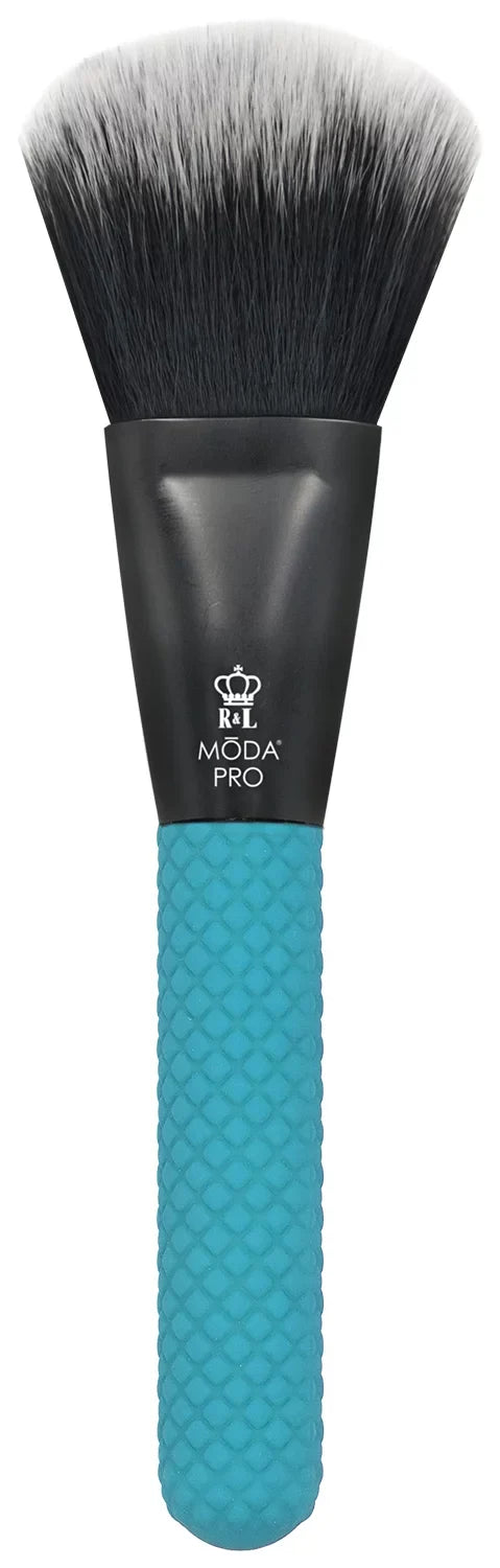 Crease Brushes Brush Highlight, Wrap, and Face Moda Flat 13pc Brush with Powder, Teal Includes Set Full Makeup Pro Makeup