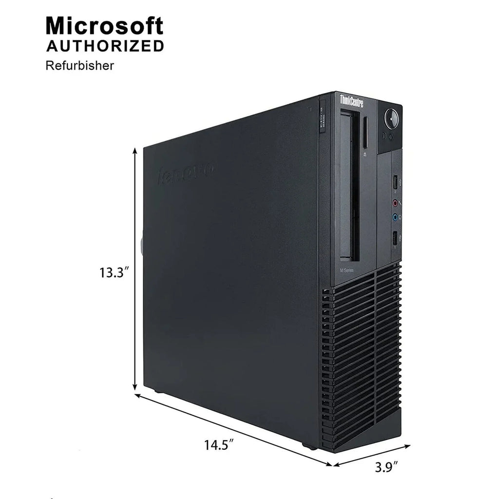 4GB Monitor, Lenovo Computer Intel and RAM, WIFI, (Refurbished: Pro, 1TB M92P HDD, Mouse Quad-Core Desktop DDR3 Keyboard Windows Good) 10 - RGB 22in DVD, PC Pre-Owned i5,