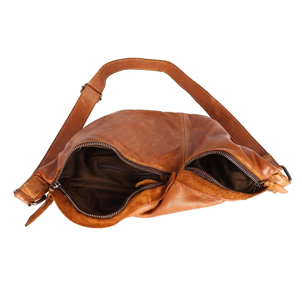 Leather Bag Purse Pack Nmbgm149B Western Women Never Mind Handbag Fanny Handmade Vintage Cowhide Genuine