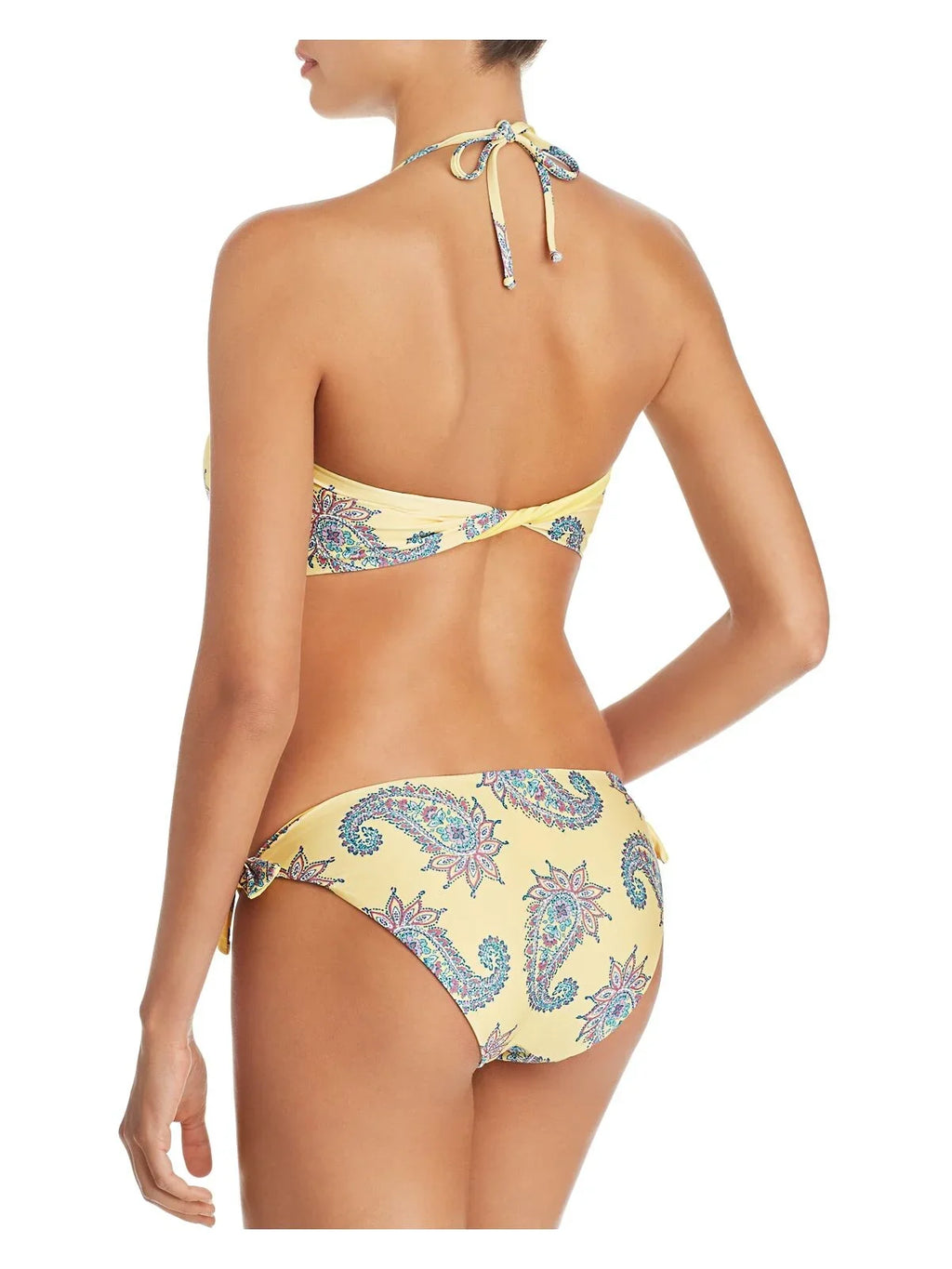 Women's Bandeau S Top Halter Bikini Paisley