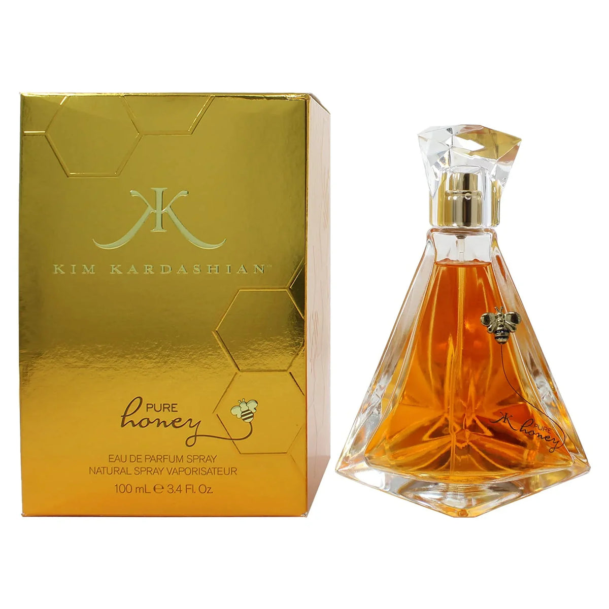 by oz 3.4 WOMEN Kardashian EDP Honey Spray - FOR Pure Kim