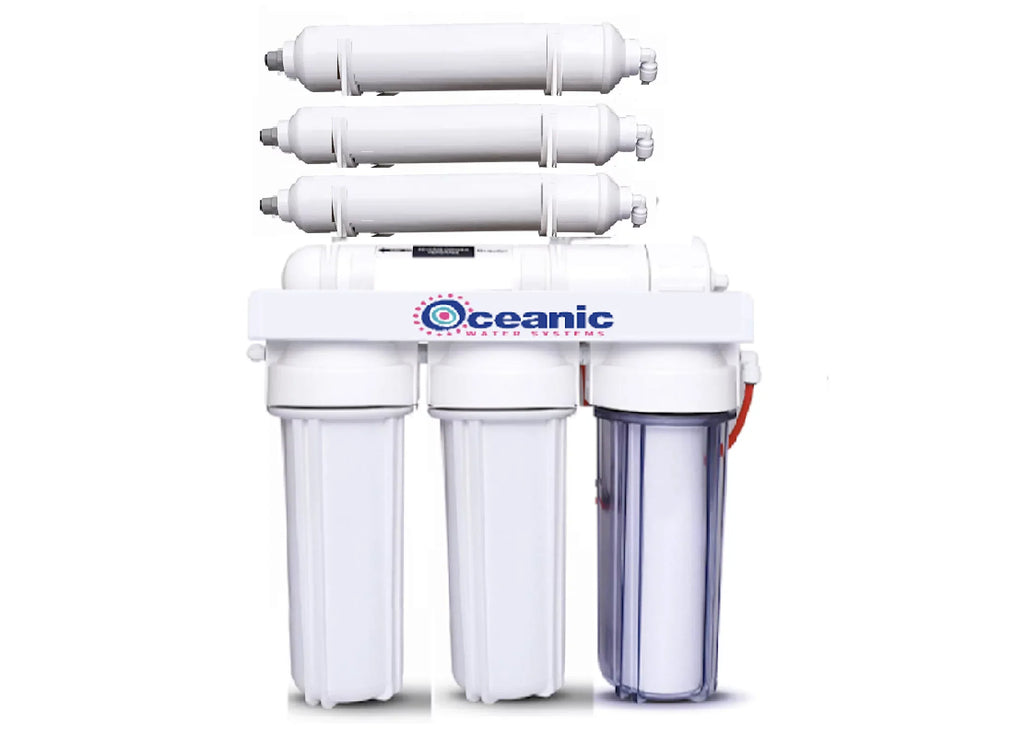 OSMOSIS 100 GPD REEF 7 Stage USA REVERSE AQUARIUM Deionization RO/DI 0ppm System