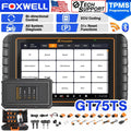 EOBD Scan Free Resets OBD Reader Systems Scan Update Tool TPMS Coding Bi-Directional Tool Car Diagnostic Control OBD2 Service FOXWELL Test GT75TS Automotive Actuation Scanner Full Code ECU 30+