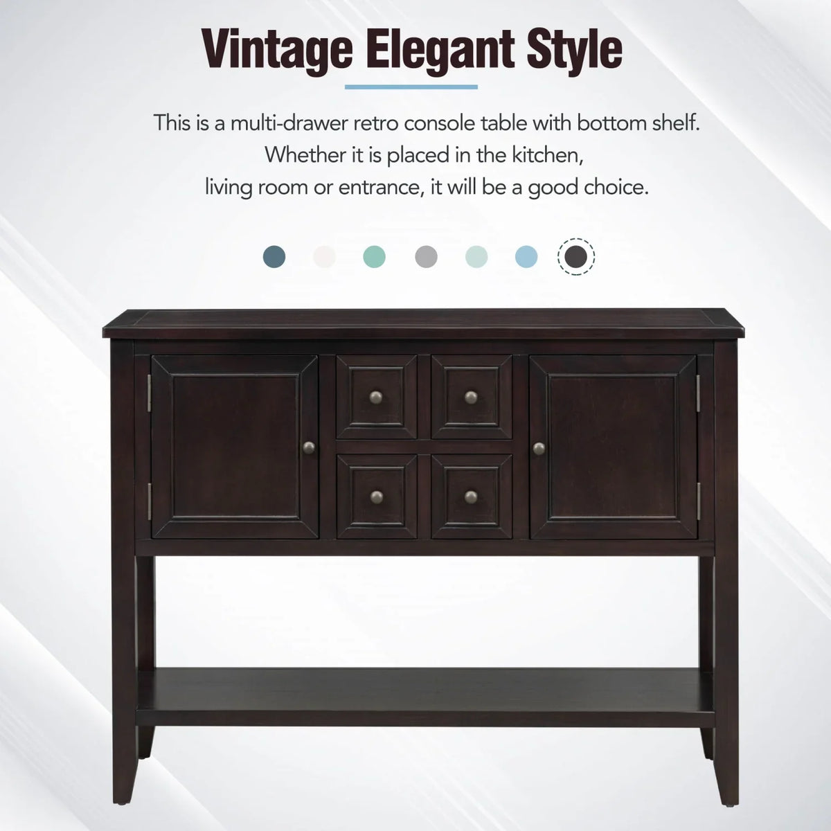 Shelf for Entrances Kitchens Ample (White Console Storage Small Living Four Table Vintage Bottom Series SKU Rooms and TREXM with WF190263AAA) and OLD Cambridge Drawers