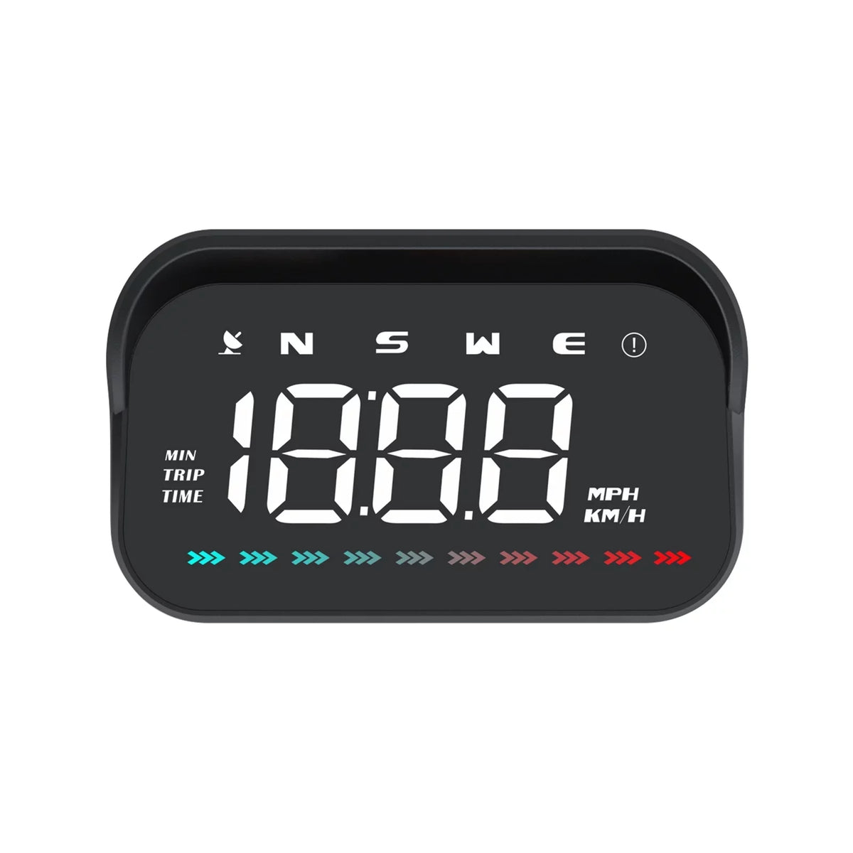 Speed for Display GPS Digital Over-Speed Distance, Heads-Up Speedometer Light, Apexeon & Alert Car, Ambient Travel Direction, Time,